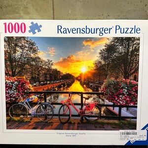 Ravensburger Bicycles In Amsterdam Puzzle - 1000 Pieces